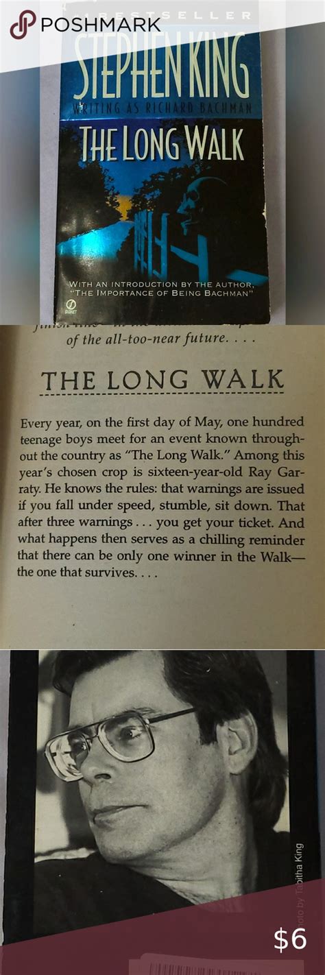 The Long Walk By Stephen King GUC Paperback Novel Stephen King