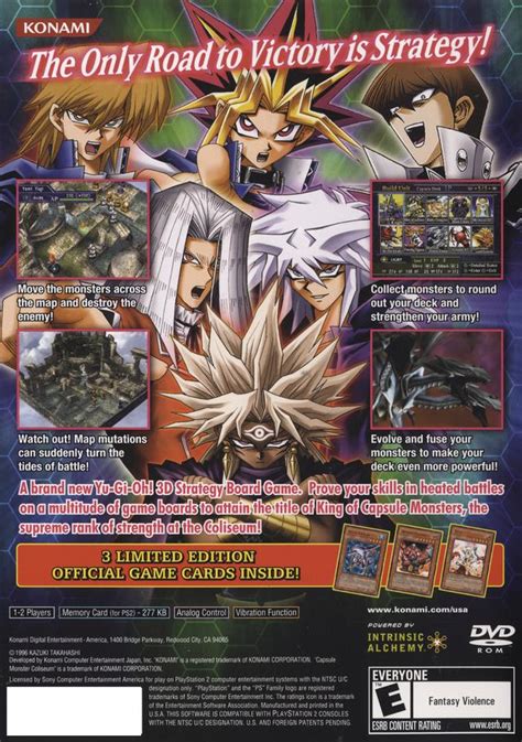 Yu Gi Oh Capsule Monster Coliseum Sony Playstation Game