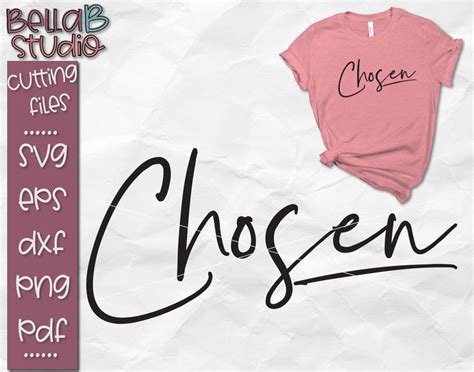 Chosen Svg Blessed Redeemed Svg Forgiven Svg Saved By Grace Svg