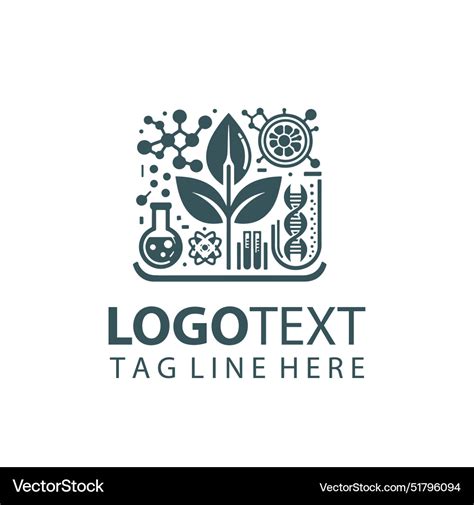 Biotech logo Royalty Free Vector Image - VectorStock