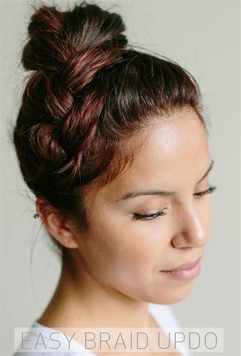 Simple and Easy Hair Updos - PoP Haircuts