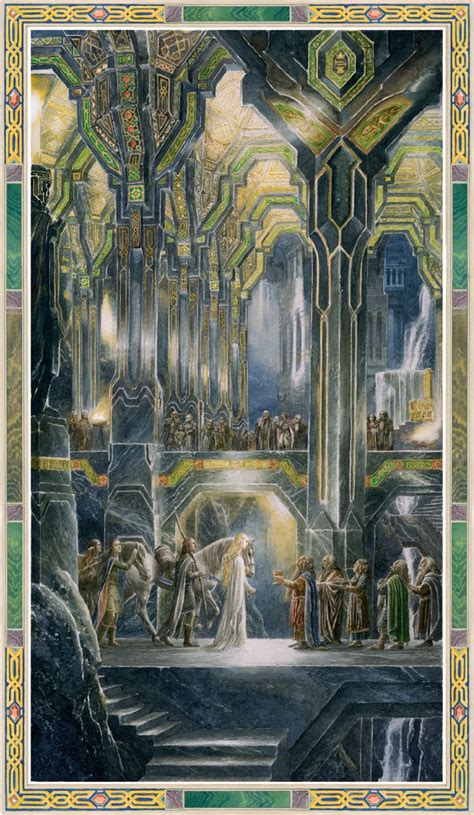 Eldamar Tolkien Art Middle Earth Art Alan Lee Art