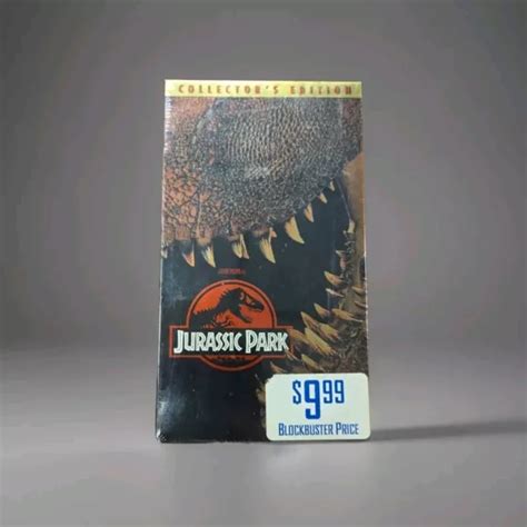 Jurassic Park Collectors Edition Vhs Tapes Box Set 2000 2 Tapes £968