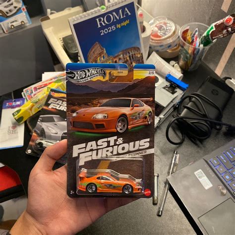 Jual Hot Wheels Fast Furious Supra Brian Oconner Orange Oren Mobil Toyota Silver Series