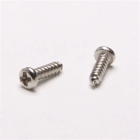 200PCS Micro Phillips Self tapping Screws Miniature Yuan Head Tapping Electronic Small Screws M2 ...