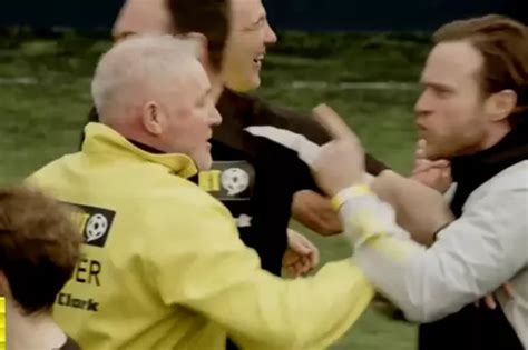 Ally Mccoist And Olly Murs Almost Come To Blows As Rangers Legend Takes