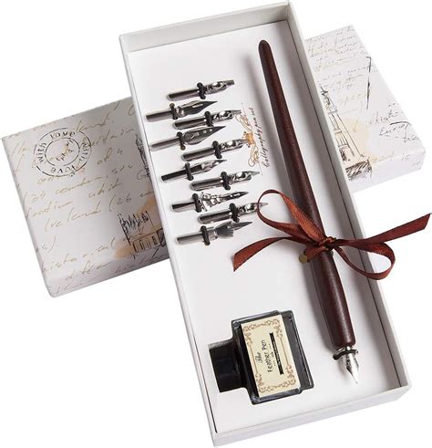 Hethrone Stylo Plume Calligraphie Stylo Calligraphie Fountain Dip Pen