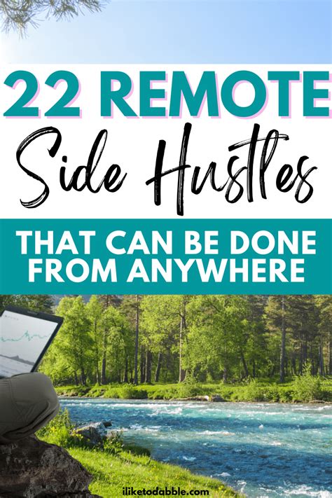 22 Best Remote Side Hustles To Make Money Anywhere From Personal