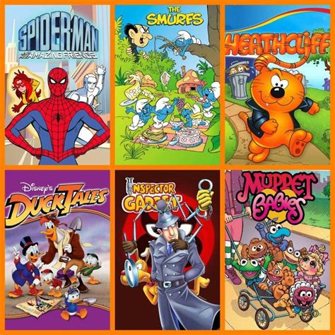 80s Cartoon Characters Collage Em 2024