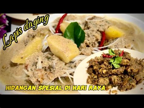 GAK KALAH ENAK DARI RENDANG LAPIS DAGING KUAH KURMA HIDANGAN SPESIAL