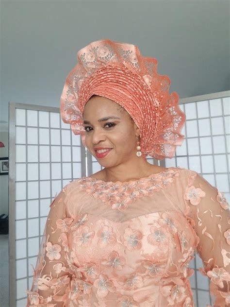 Ready To Wear Auto Gele Pre Tied Gele Aso Oke Auto Gele Trendy