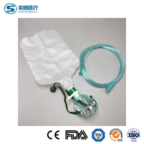 Sunton China CE ISO Quality Certification Oxygen Reservoir Bag Mask In