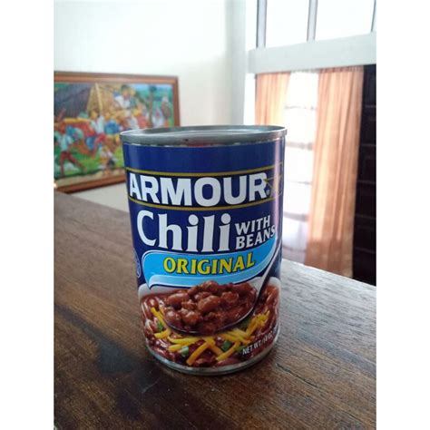 Armour Chili With Beans Chili No Beans 397g Shopee Philippines