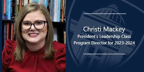 Mackey Named Director Of Presidents Leadership Class At Rogers State