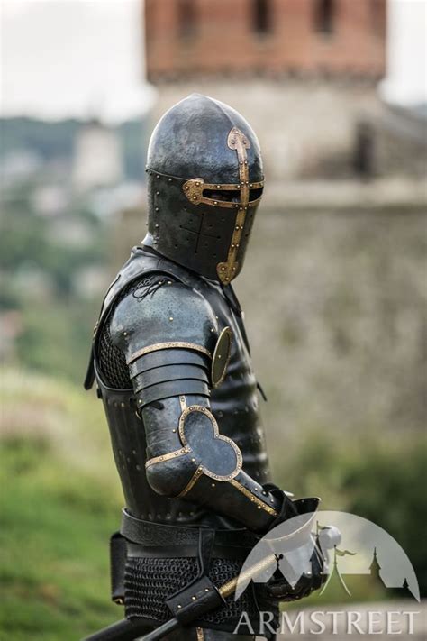 Medieval Knight Helmet “Wayward Knight” sugarloaf | Knight armor ...