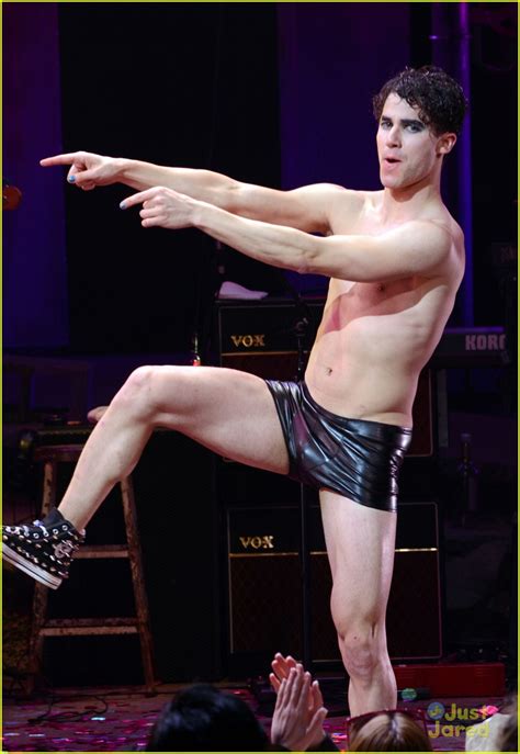 Darren Criss Goes Shirtless In Tight Shorts For Broadway S Hedwig Photo 806997 Photo