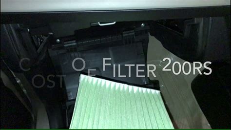 Suzuki Wagon R Cabin Filter Installation Youtube