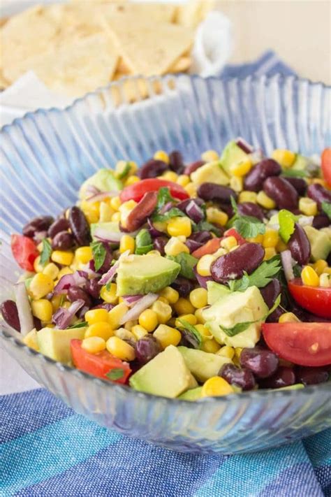 Black Bean Avocado Salad Perfect Salad For Party Table