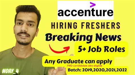 Accenture Hiring Freshers Jobs For Freshers Any Graduate Can Apply