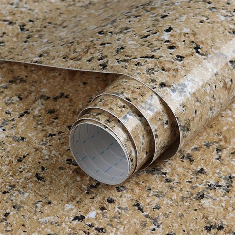 Glorytik 177x236 Granite Contact Paper For Kitchen Countertop Self Adhesive