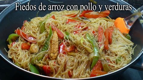 Arriba Imagen Recetas Con Fideos De Arroz Chino Abzlocal Mx