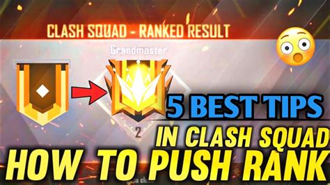 How To Reach Grandmaster In Clash Squad Best Tips Clash Squad New