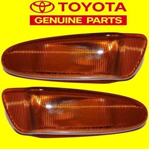 GENUINE TOYOTA SUPRA JZA80 SIDE MARKER BUMPER INDICATOR LENSES LIGHTS