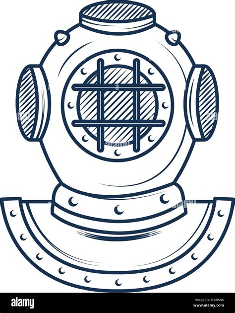 Vintage diving helmet art hi-res stock photography and images - Alamy