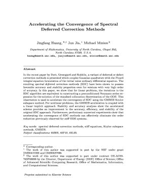 Fillable Online Citeseerx Ist Psu Accelerating The Convergence Of