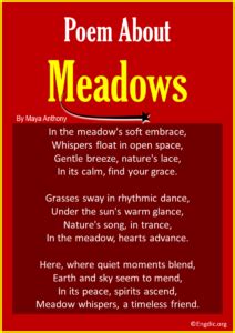 Best Short Poems About Meadows Engdic