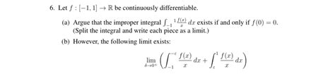 Solved Let F [ 1 1]→r ﻿be Continuously Differentiable A