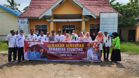 Gerakan Bersama Brantas Stunting Di Kecamatan Teluk Sampit Kecamatan