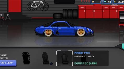 Pixel Car Racer Renault Alpine A Tune Hp Lt Engine Swap