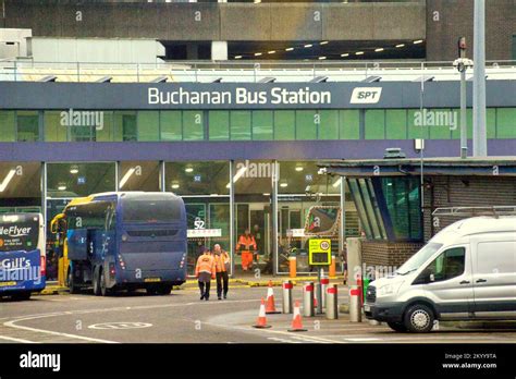 Glasgow Buchanan Street Bus Station Concourse Stock Photo Alamy