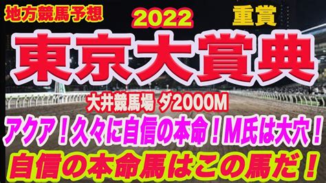 東京大賞典2022 予想 】地方競馬予想！今年最後のg1予想！今年は主役不在もアクアが久々に自信の本命！m氏は大穴予想！？注目の本命馬は