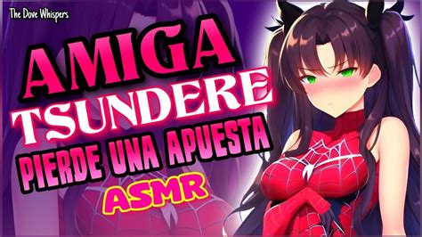 Ya estoy aquí Amiga TSUNDERE pierde una apuesta ASMR Roleplay Anime