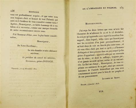 Proantic Dufour De Pradt Histoire De L Ambassade Dans Le Grand Duch