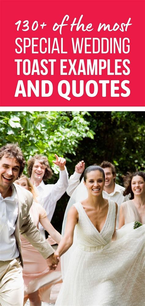 130 Of The Most Special Wedding Toast Examples And Quotes Wedding Toast Examples Wedding