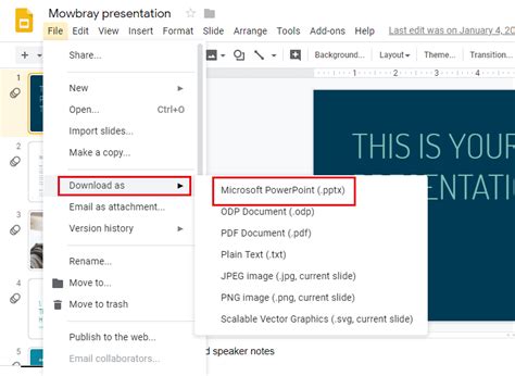 How To Convert Google Slides Files To Microsoft Powerpoint Just Free