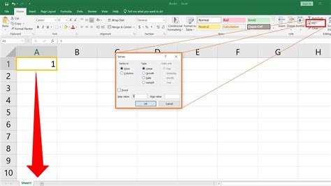 Quickly Fill Series Of Numbers In A Few Seconds Using Fill Command In Excel Youtube