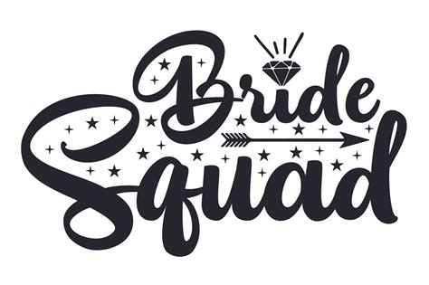 Bride Squad Svg Cut File By Creative Fabrica Crafts · Creative Fabrica