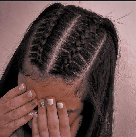 Pin De Nikkol En Hair Peinados Con Trenzas Cosidas Peinados Peinado