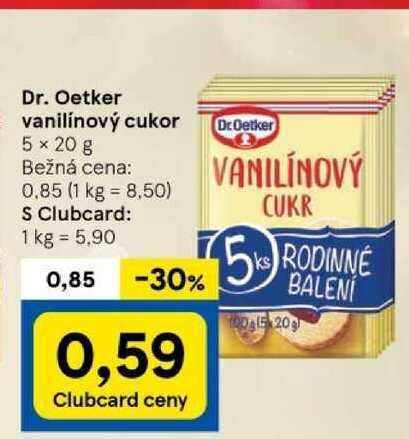 Dr Oetker Vanil Nov Cukor X G V Akcii Zlacnene Sk