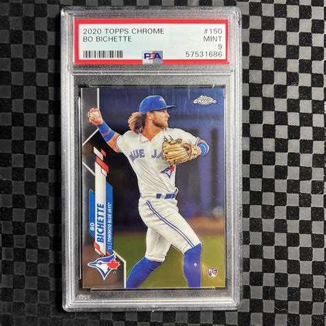 Topps Chrome Baseball Card Bo Bichette Rc Toronto Blue Jays