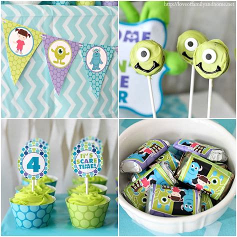 Monsters Inc. Birthday Party - Love of Family & Home