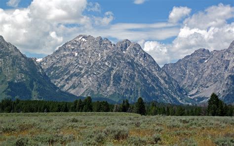 Teton Range And Jackson Hole Valley Grand Teton National Park Wyoming