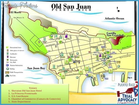 San Juan Map - TravelsFinders.Com