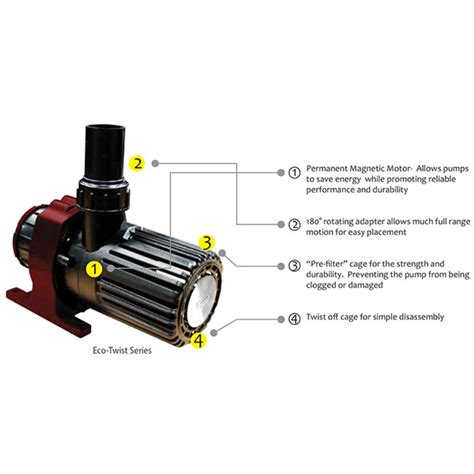 Alpine Eco Twist Variable Speed Pump With Inline Flow Controller 3000