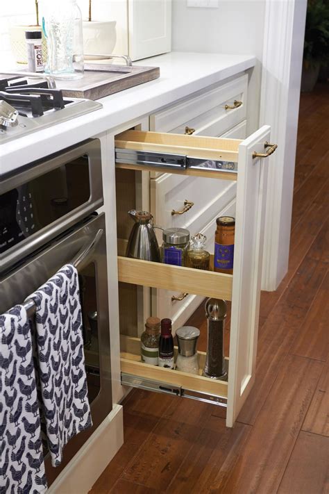 Kitchen Pullout Storage | Crystal Cabinets