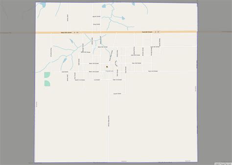 Map of Hedrick city - Thong Thai Real